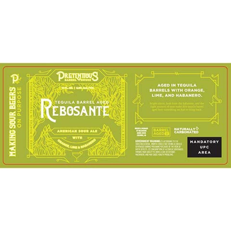 Pretentious Rebosante Sour Ale 12OZ SINGLE CAN