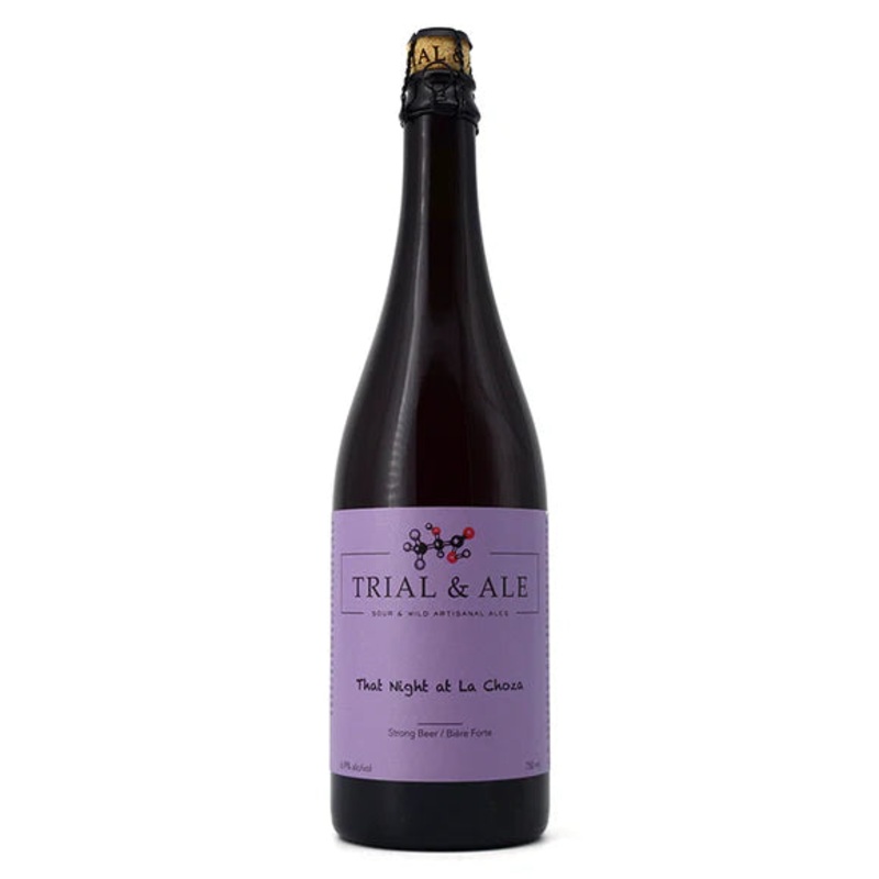 TRIAL & ALE THAT NIGHT AT LA CHOZA SOUR ALE 750ML @ Emerald Hills [1038798] 750 ml