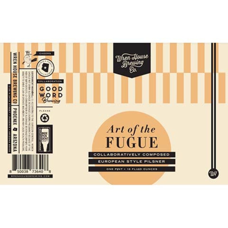 Wren House Art of the Fugue Pilsner 16OZ SINGLE CAN