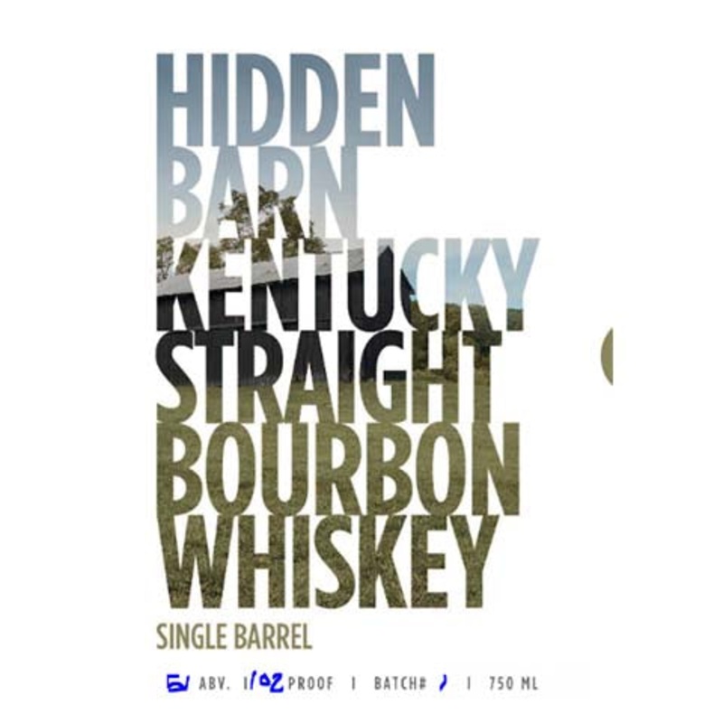 Hidden Barn Single Barrel Kentucky Straight Bourbon Whiskey 750ML BTL