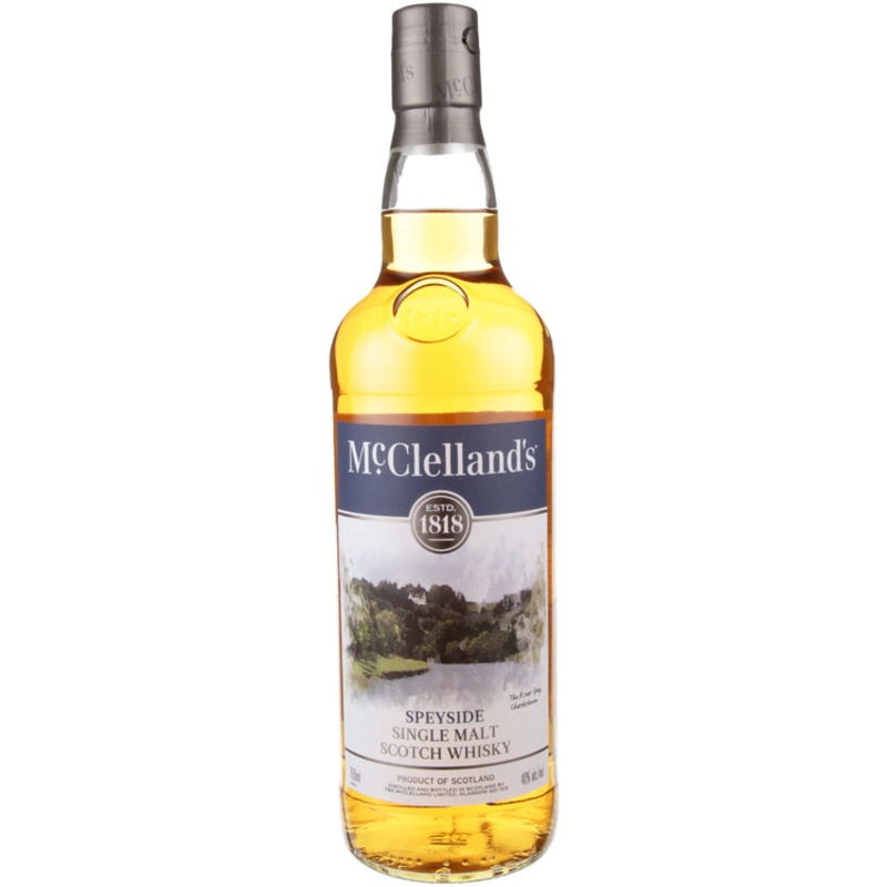 MCCLELLAND'S SINGLE MALT SCOTCH SPEYSIDE 80 750ML 750ML