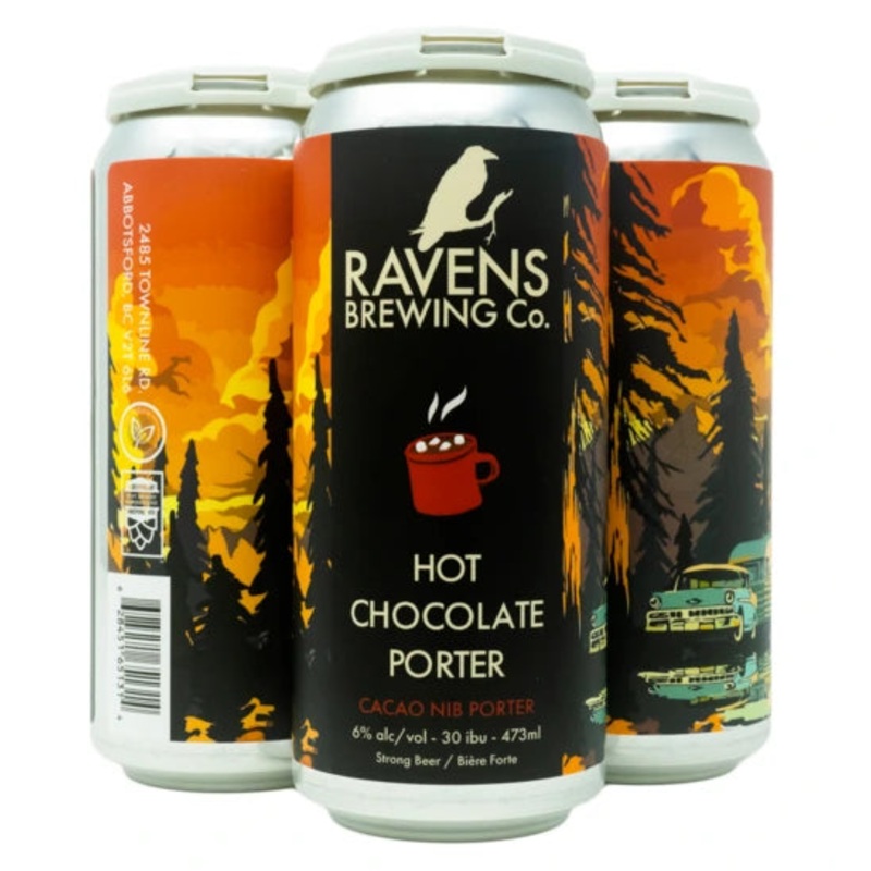 RAVENS HOT CHOCOLATE PORTER 473ML 4PK CAN @ Southgate [1029755] 1892 ml