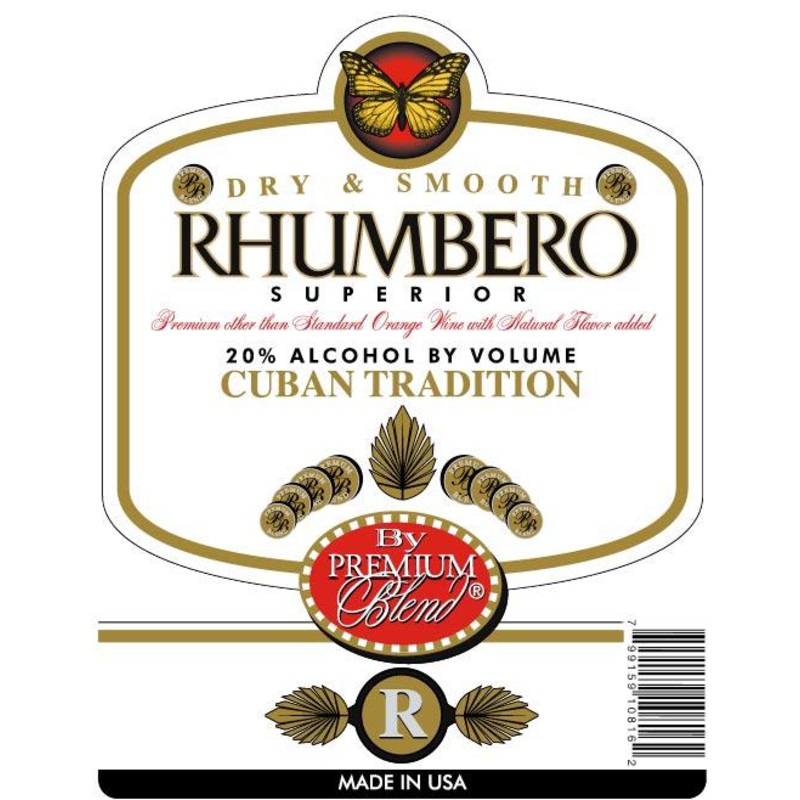 RHUMBERO FERMENTED RUM 24% PET 1 L