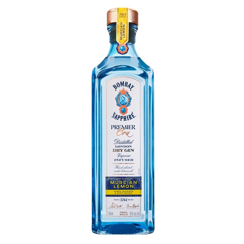 Bombay Sapphire Premier Cru Murcian Lemon London Dry Gin 700ML SINGLE BTL