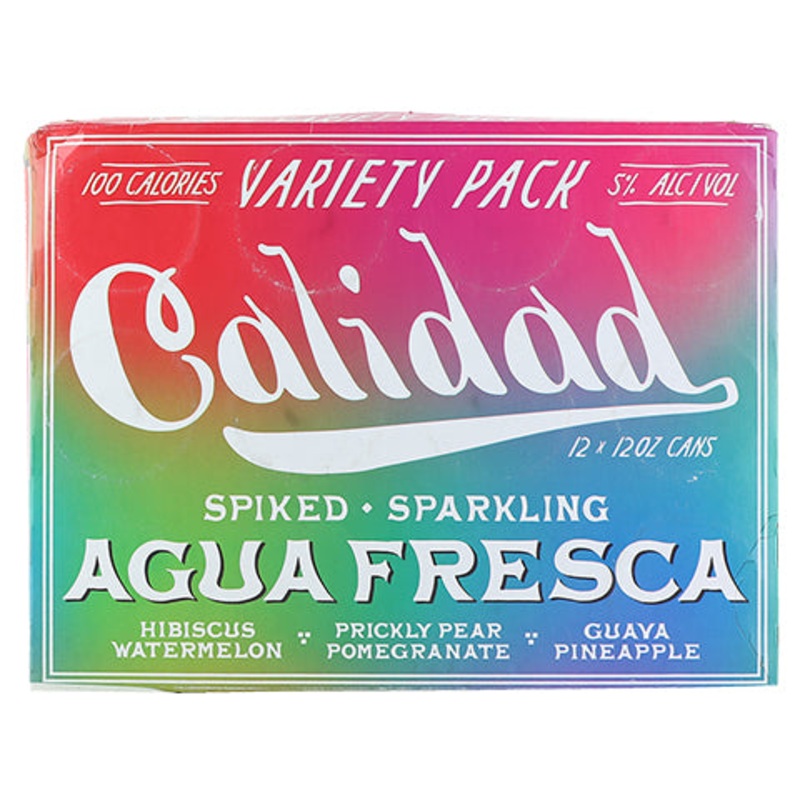 Calidad Agua Fresca Spiked Seltzer Variety 12-Pack 12PK 12OZ CAN