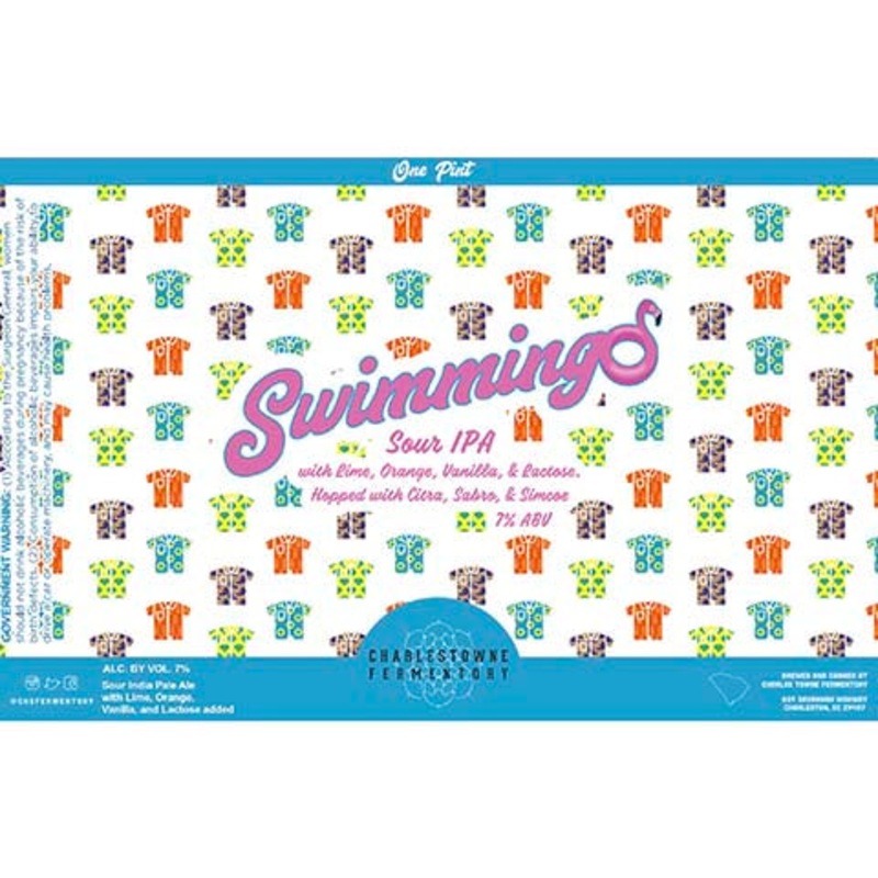 Charles Towne Fermentory Swimmingo Sour IPA 16OZ SINGLE CAN