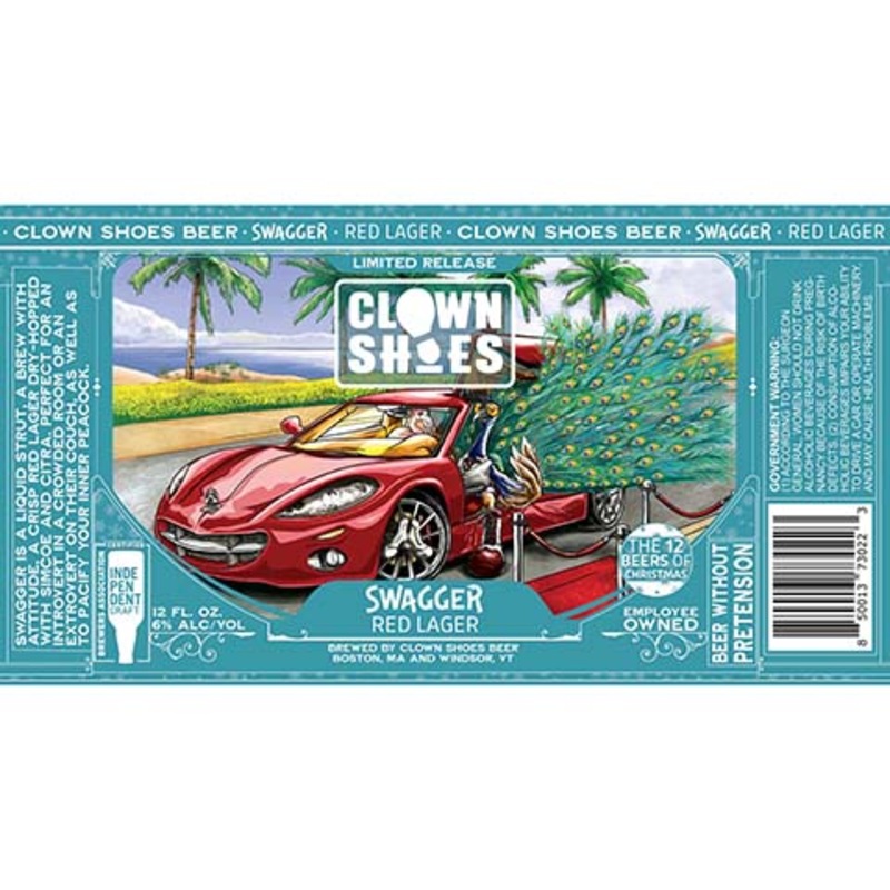 Clown Shoes Swagger Red Lager 12OZ SINGLE CAN