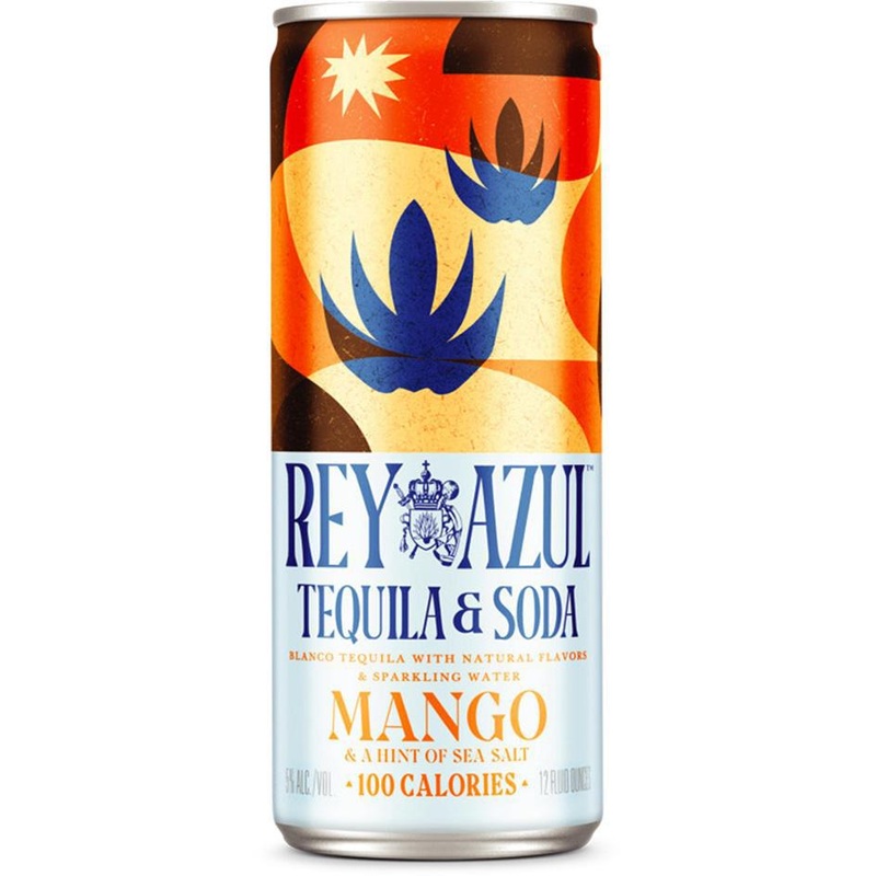 Cocktail Rey Azul 4pk Tequila & Soda Mango