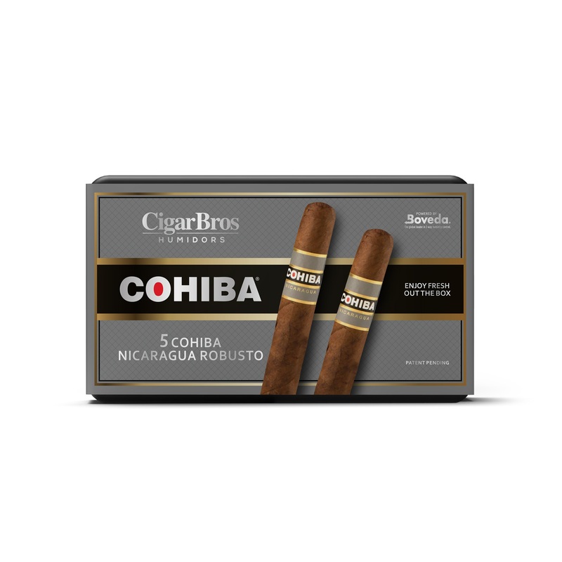 Cohiba Nicaruga By The CigarBros 5ct Cohiba Nicaruaga Robusto + 5% Discount + FREE Humidor
