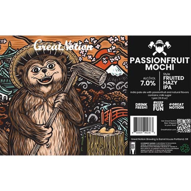 Great Notion Passionfruit Mochi Hazy IPA 16OZ SINGLE CAN
