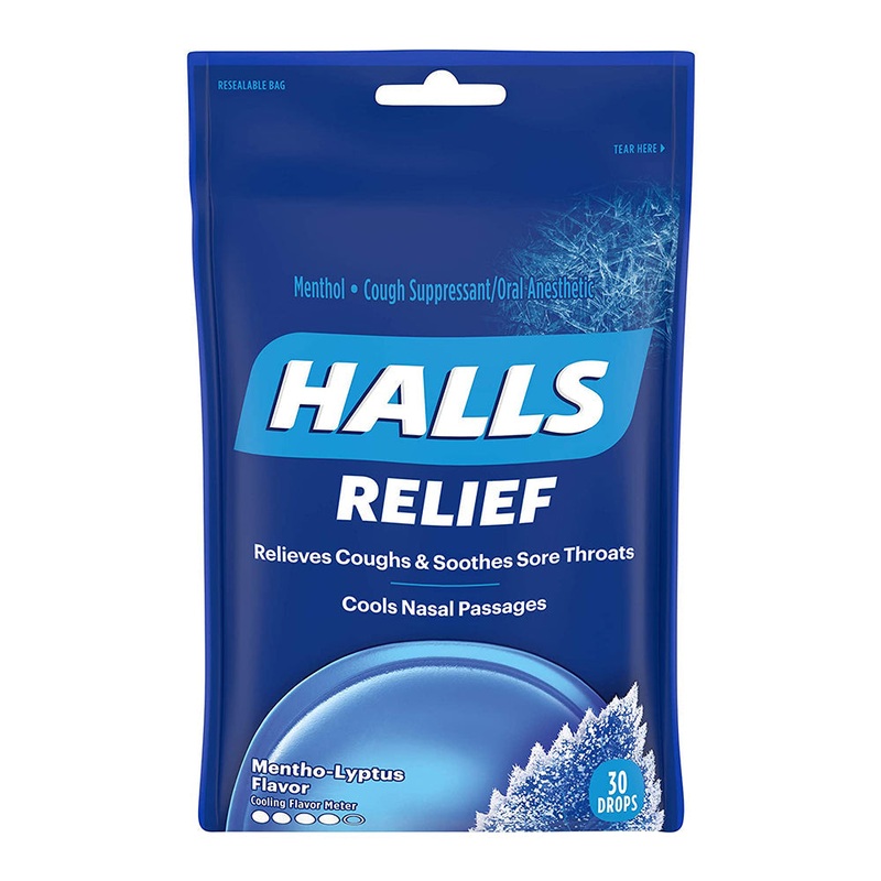 Halls Relief Menthol-Lyptus Cough Drops
