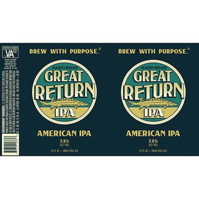 Hardywood Park Great Return IPA 12OZ SINGLE CAN