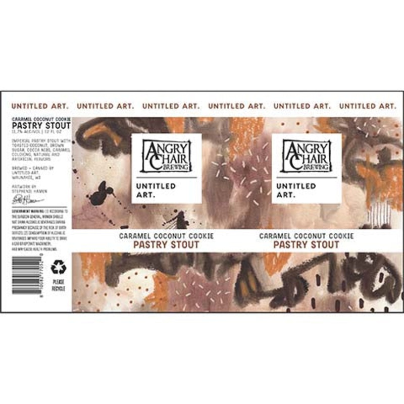 Untitled Art Caramel Coconut Cookie Imperial Pastry Stout 12OZ SINGLE CAN