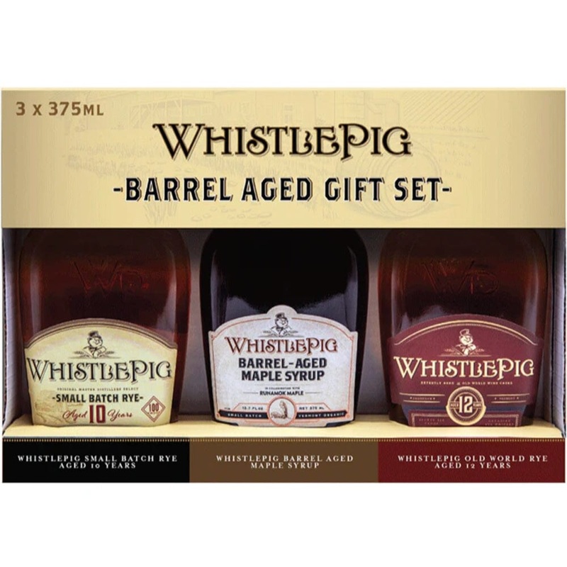 WhistlePig Barrel Aged Gift Set 3x375ml