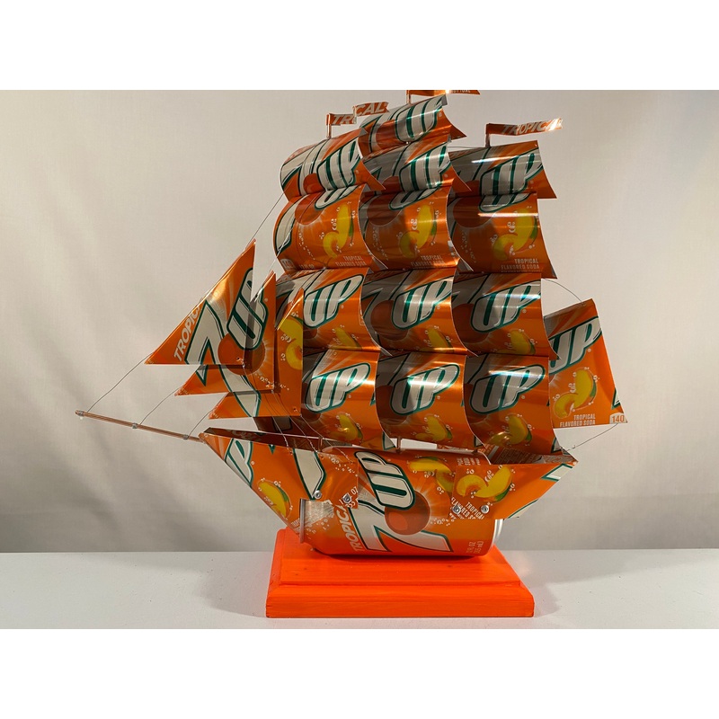 7UP Tropical Soda Can Ship