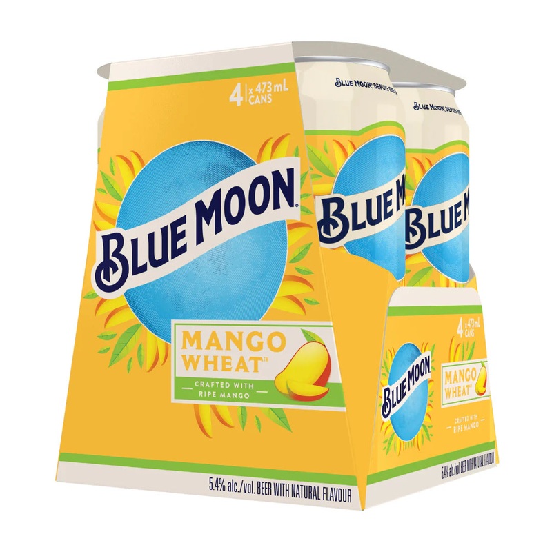 BLUE MOON MANGO WHEAT ALE 473ML 4PK CAN @ Sage Hill [1023073] 1892 ml