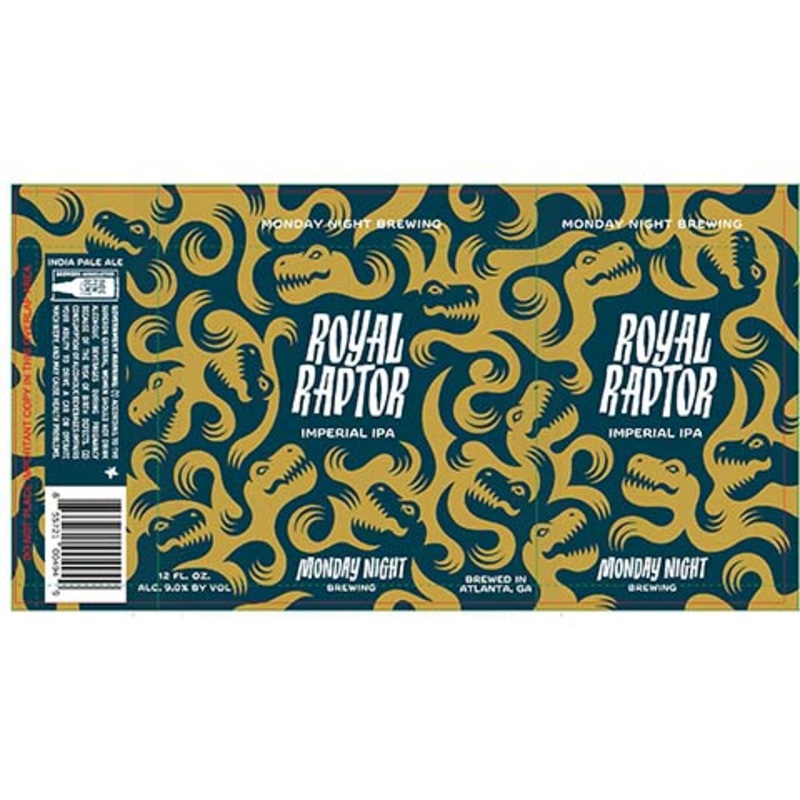 Monday Night Royal Raptor IIPA 12OZ SINGLE CAN