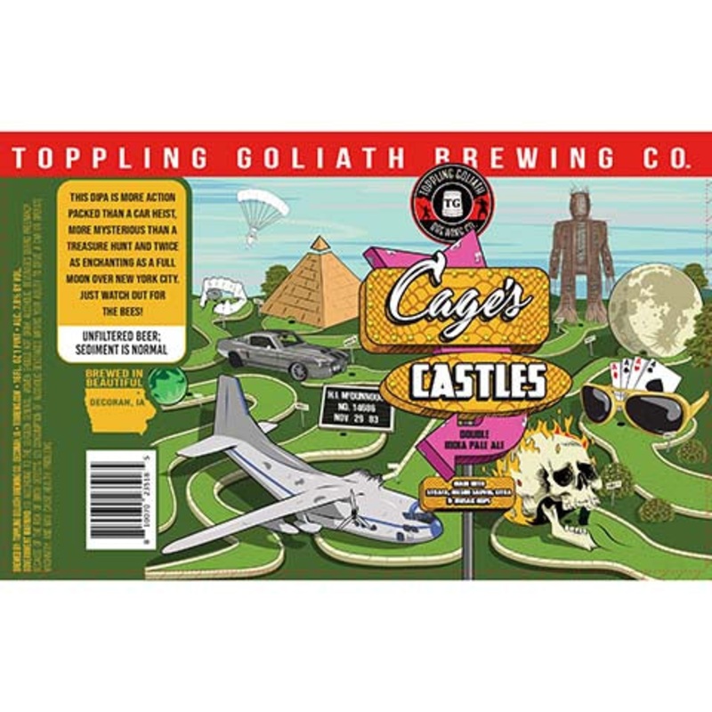 Toppling Goliath Cage's Castles DIPA 16OZ SINGLE CAN