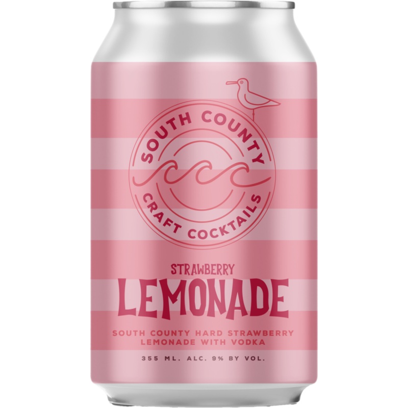 Cocktail RI South County Craft Cocktails 4pk Strawberry Lemonade 107034