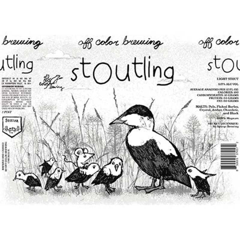 Off Color Stoutling Light Stout 16OZ SINGLE CAN