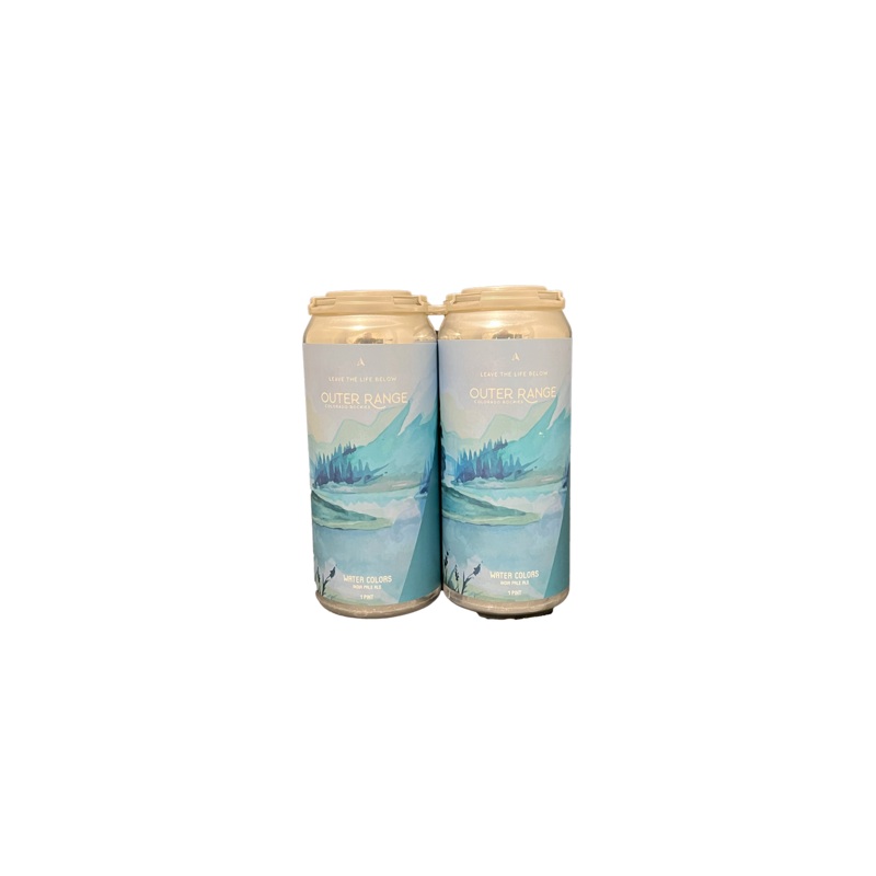Outer Range Rotating IPA 4 Pack Cans Water Colors