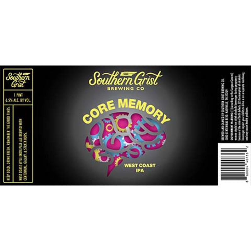Southern Grist Core Memory IPA 16OZ SINGLE CAN