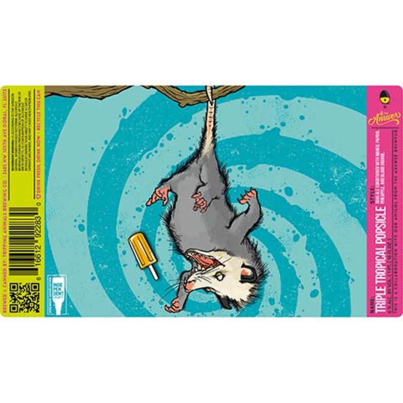 Tripping Animals Triple Tropical Popsicle Sour Ale 16OZ SINGLE CAN