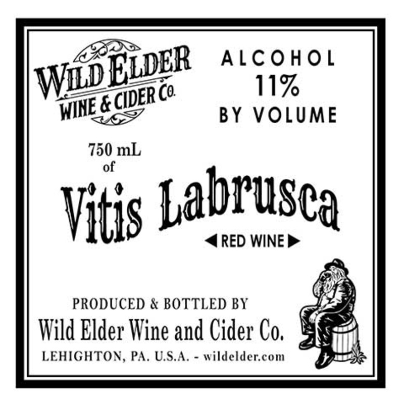 Wild Elder Wine & Cider Vitis Labrusca 750ML CAN