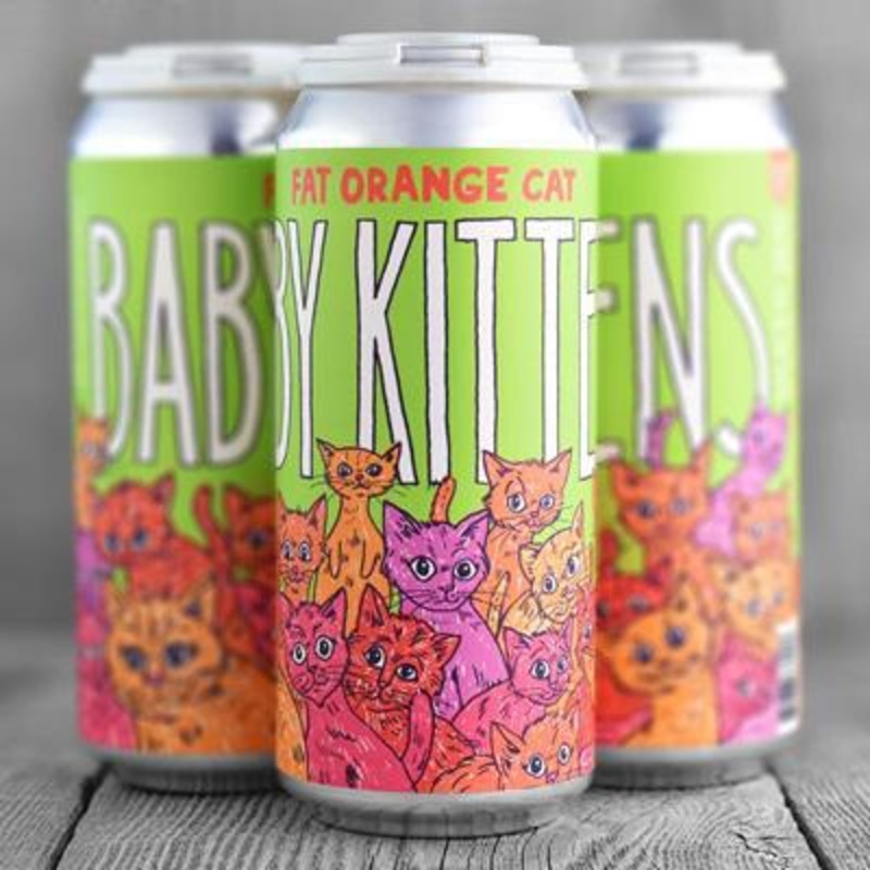 Beer Fat Orange Cat Brew Co. 4pk Baby Kittens
