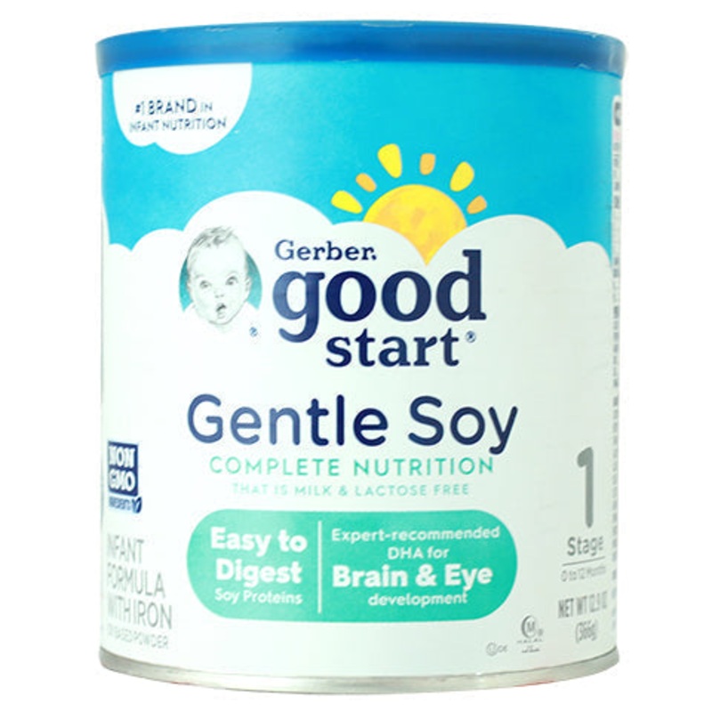 Gerber Good Start Gentle Soy Powder Infant Formula (Formerly Soy) 12.9OZ CAN