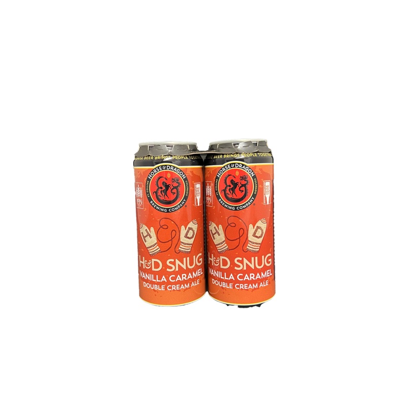 Horse & Dragon Snug Double Cream Ale 4 Pack Cans Vanilla Caramel