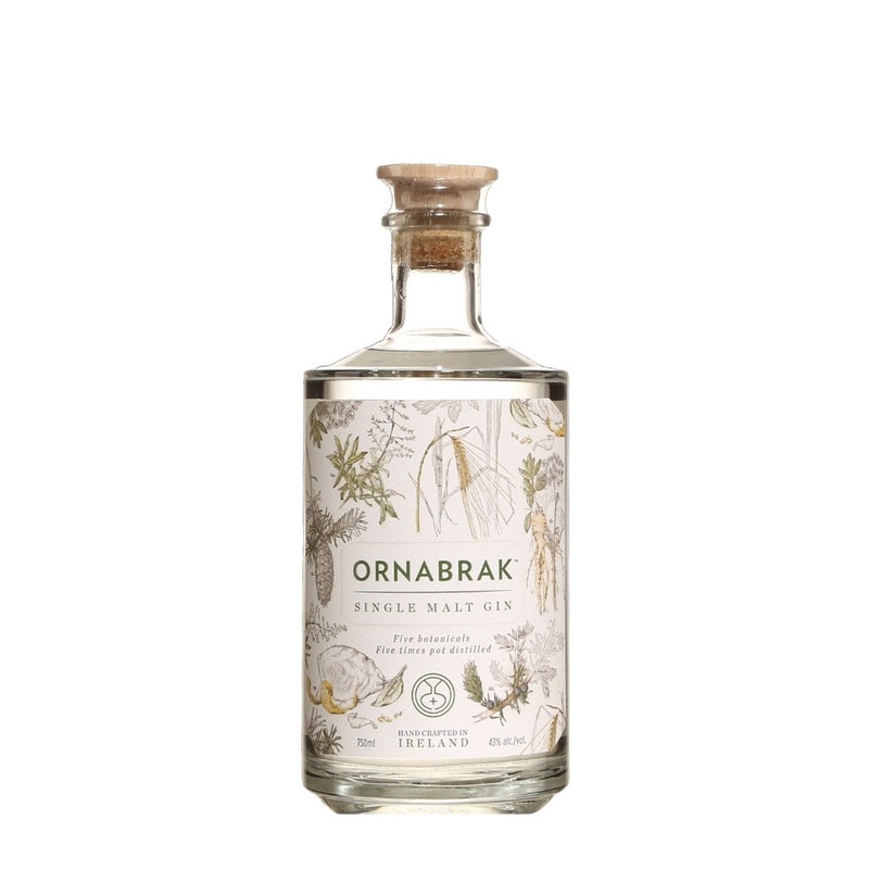 Ornabrak Single Malt Gin 86PF 750mL