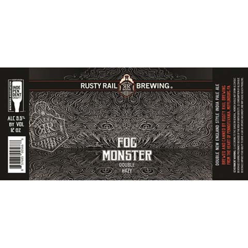 Rusty Rail Fog Monster Double Hazy IPA 16OZ SINGLE CAN