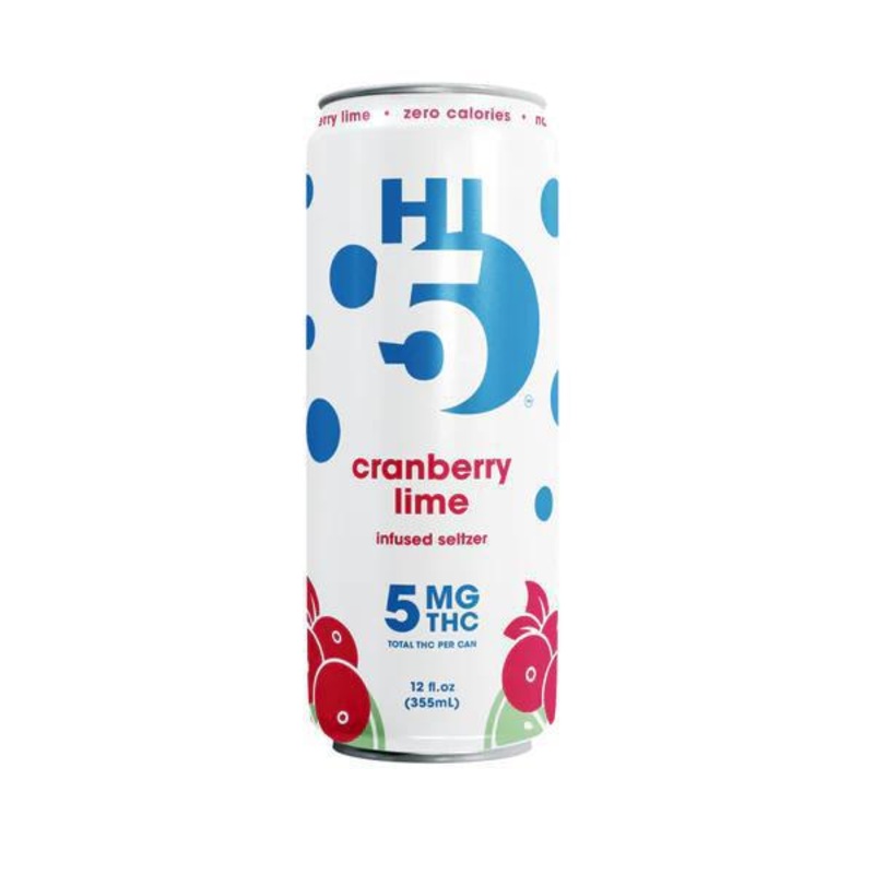 THC Hi5 5MG 4pk Cranberry Lime