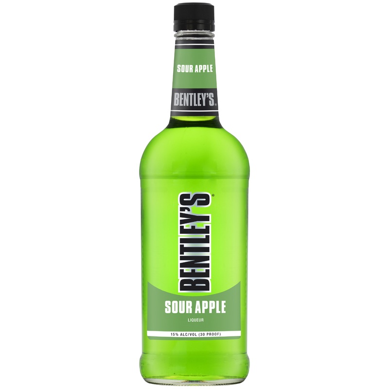 Bentleys Schnapps Sour Apple 1L 1l Bottle