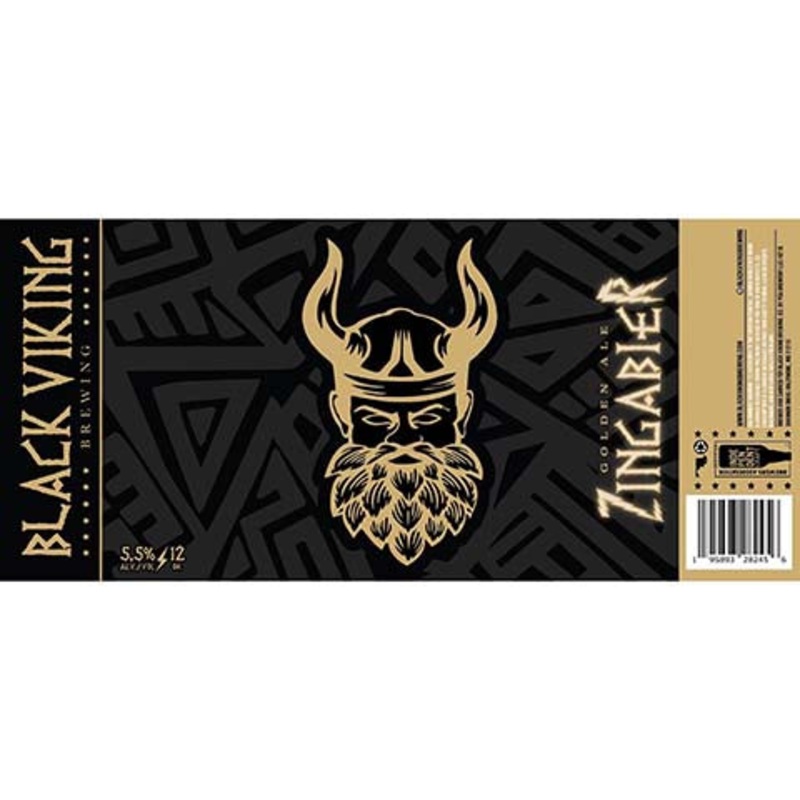 Black Viking Zingabier Golden Ale 12OZ SINGLE CAN