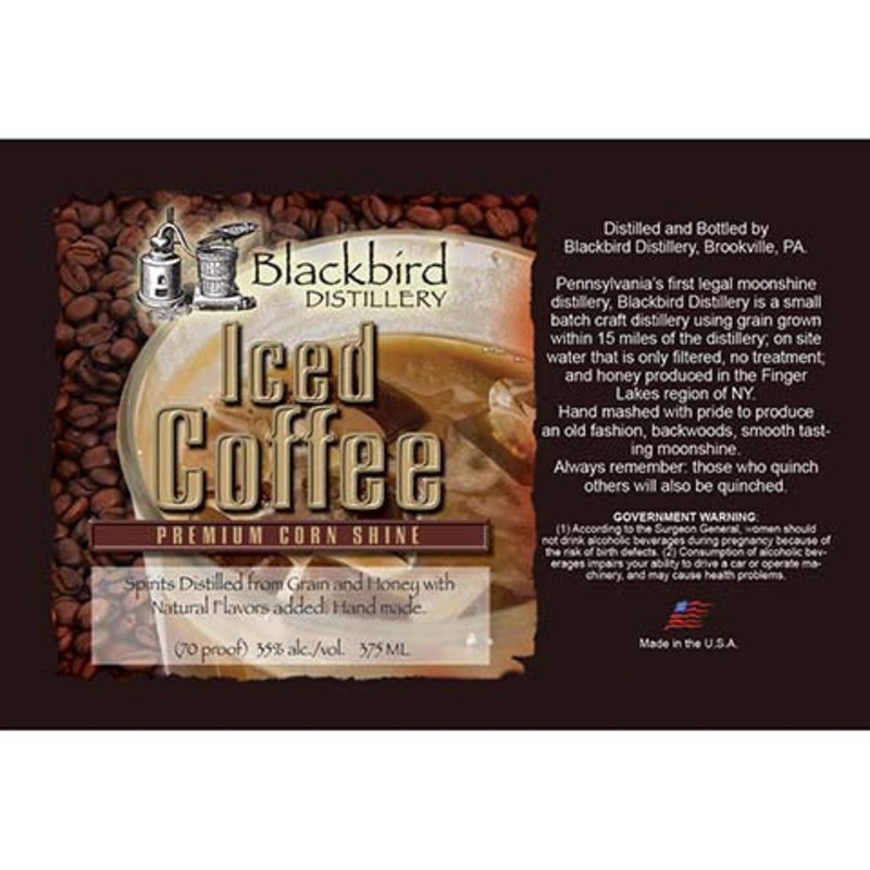 Blackbird Iced Coffee Premium Corn Shine 375ML BTL
