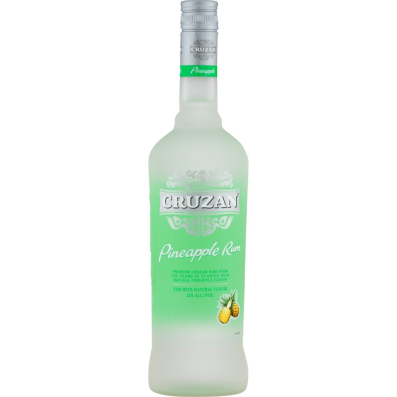 CRUZAN PINEAPPLE FLAVORED RUM 42 750ML 750ML