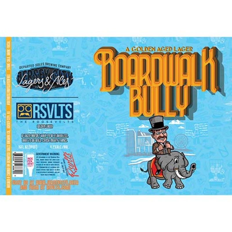 Departed Soles Boardwalk Bully Lager 16OZ SINGLE CAN