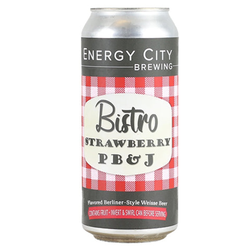 Energy City Bistro Cabana Strawberry PB&J Sour 16OZ SINGLE CAN