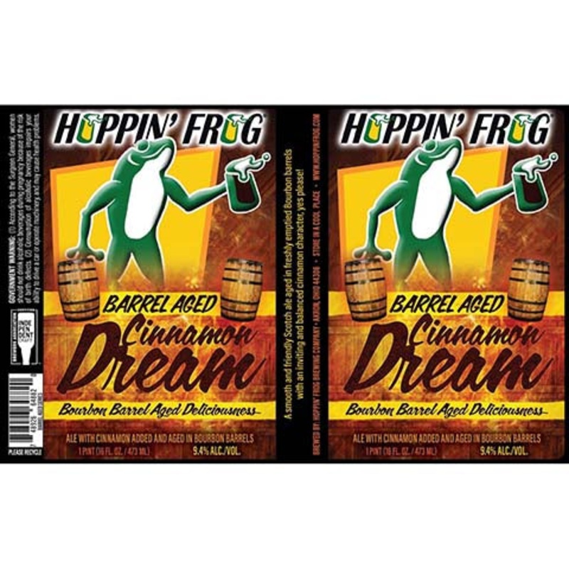 Hoppin' Frog Barrel Aged Cinnamon Dream 16OZ SINGLE CAN