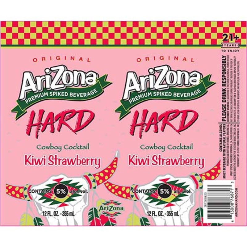 Hornell Arizona Hard Kiwi Strawberry 12OZ SINGLE CAN