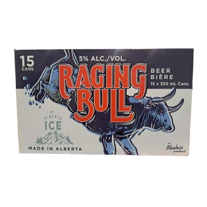 RAGING BULL BEER 355ML 15PK CAN @ St. Albert [1048247] 5325 ml