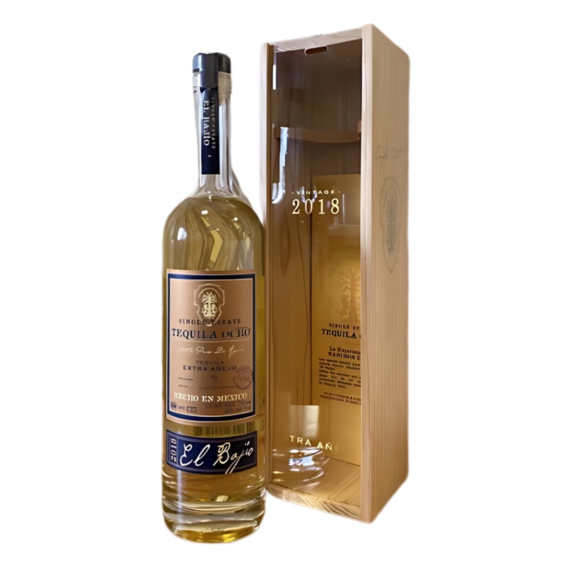 Tequila Ocho Extra Aejo El Bajo 2018  Single Estate Vintage
