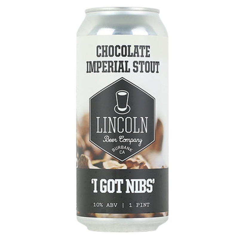 Lincoln I Got Nibs Imperial Stout 16OZ SINGLE CAN