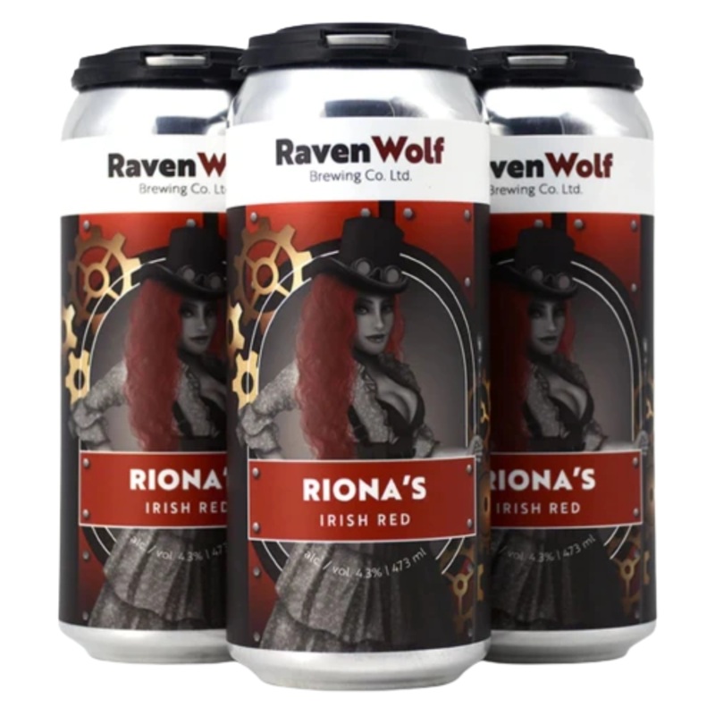 RAVENWOLF RIONA'S IRISH RED ALE 473ML 4PK CAN @ Deerfoot City [1042602] 1892 ml
