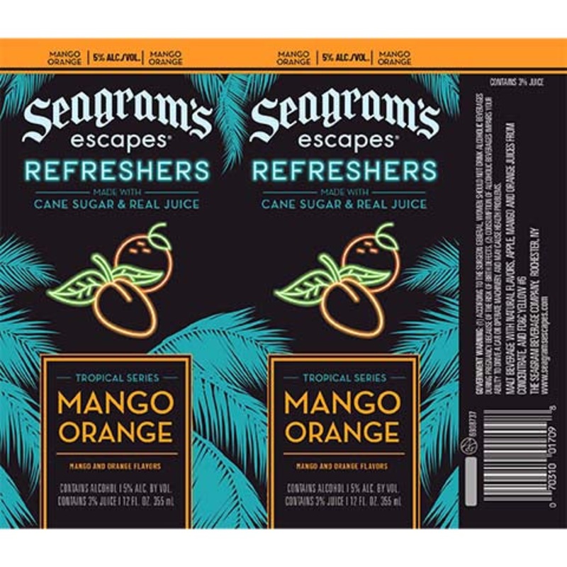 Seagrams Refreshers Mango Orange 12OZ SINGLE CAN