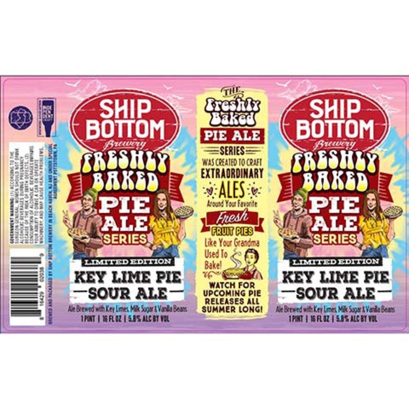 Ship Bottom Key Lime Pie Sour Ale 16OZ SINGLE CAN