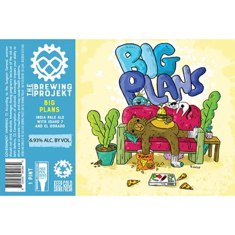 The Brewing Projekt Big Plans IPA 16OZ SINGLE CAN