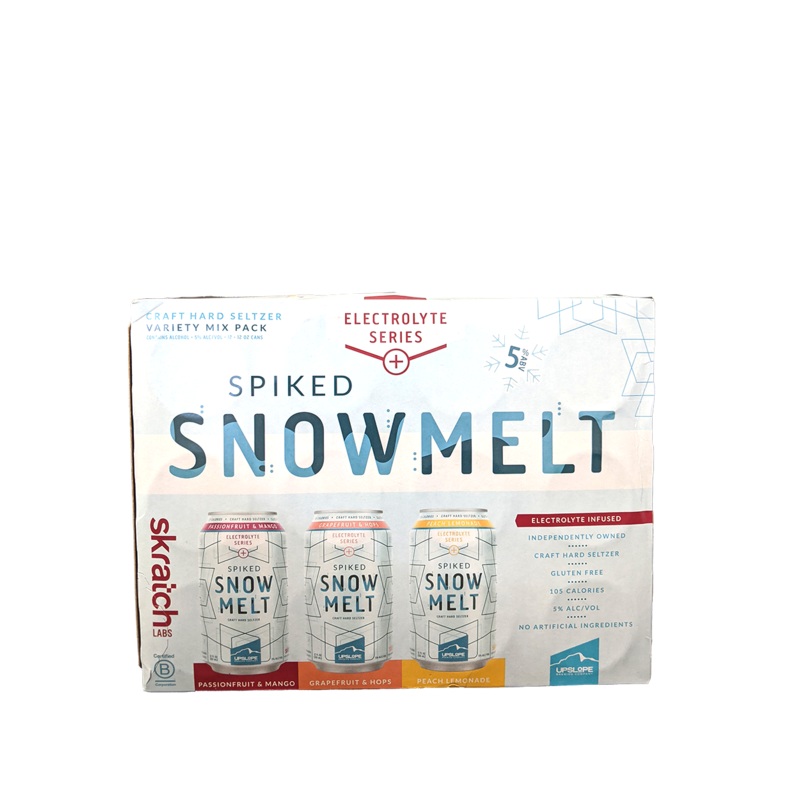 Upslope Snowmelt Spiked Hard Seltzer Electrolyte Series 12 Pack Cans
